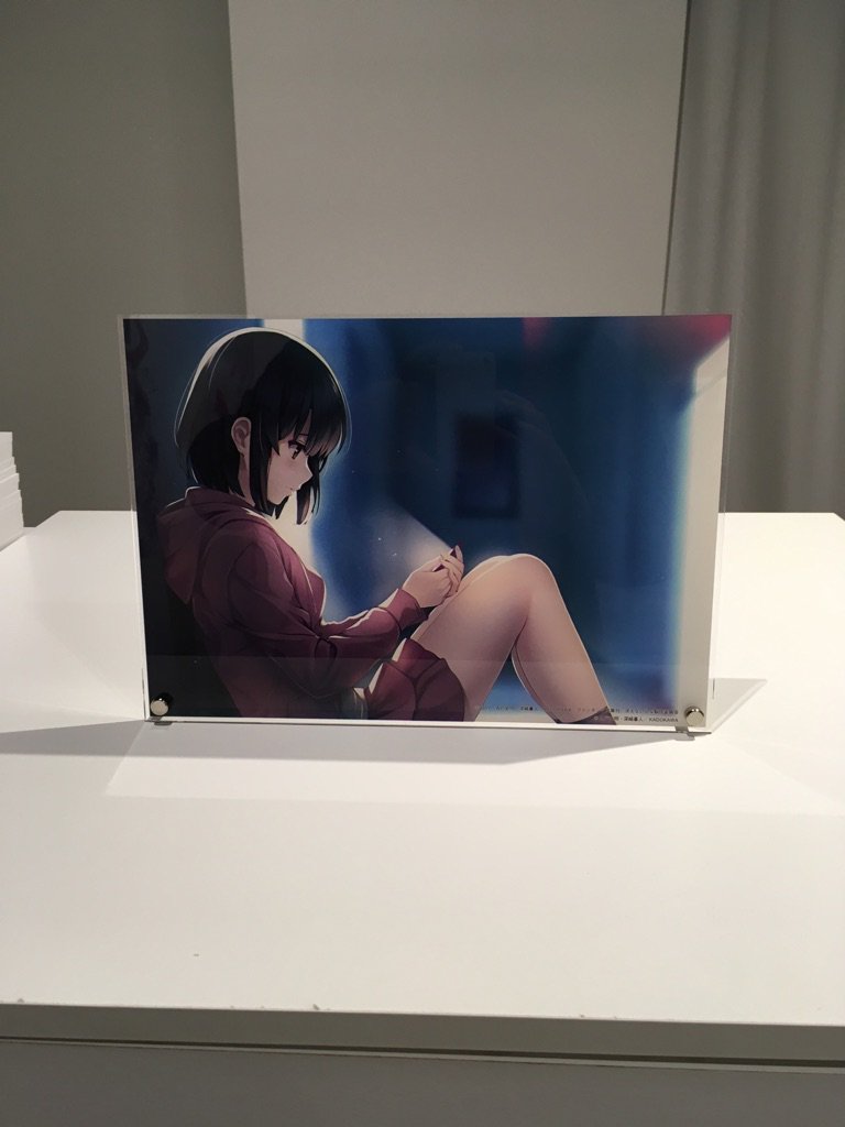 色移り有り 冴えない彼女の育てかた 深崎暮人展 アクリルボード 澤村