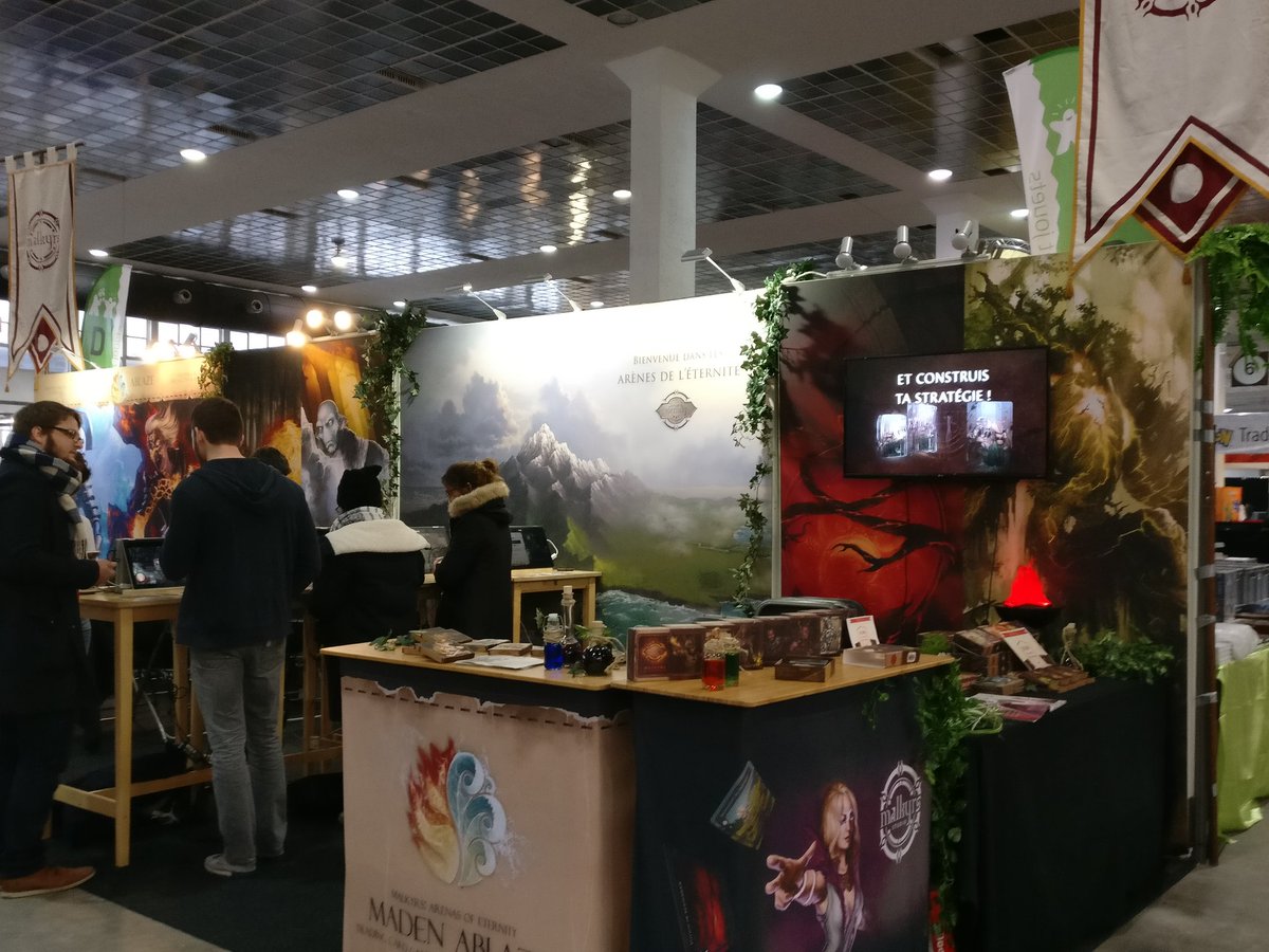 Come and test our game at the #MIA2018 , hall 6 

#Brussels #videogames #cardgames
