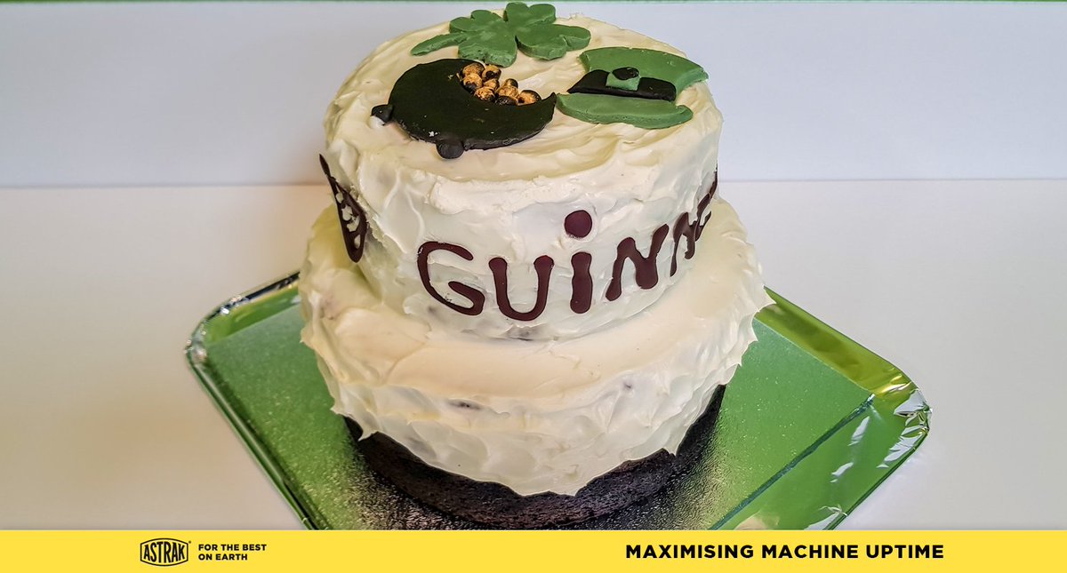 Ahead of tomorrow's #StPatricksDay , Heather in our Accounts department very kindly made us this delicious #Guinness chocolate cake for everyone to enjoy. Thank you Heather!
