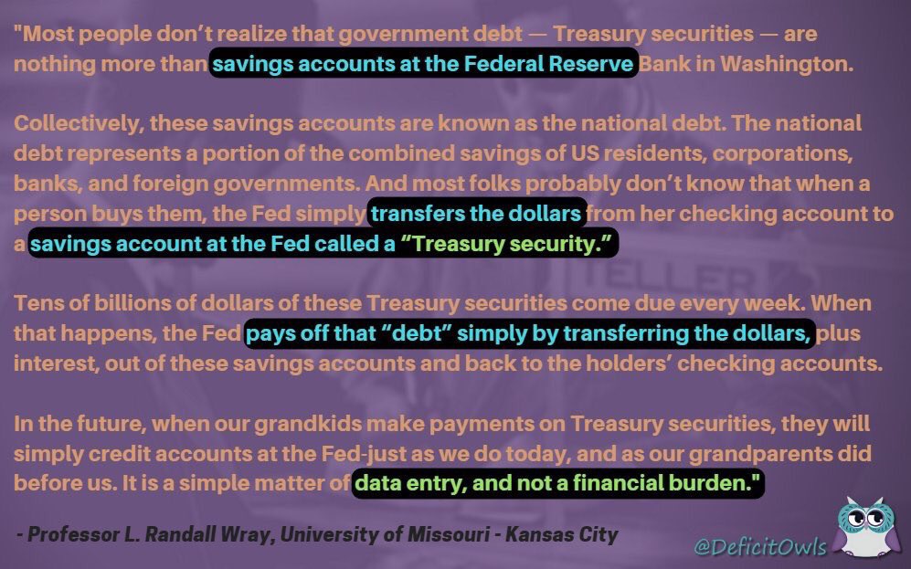 fiat_money's tweet image. Sovereign debt is secured by none of these things. 

#LearnBasics