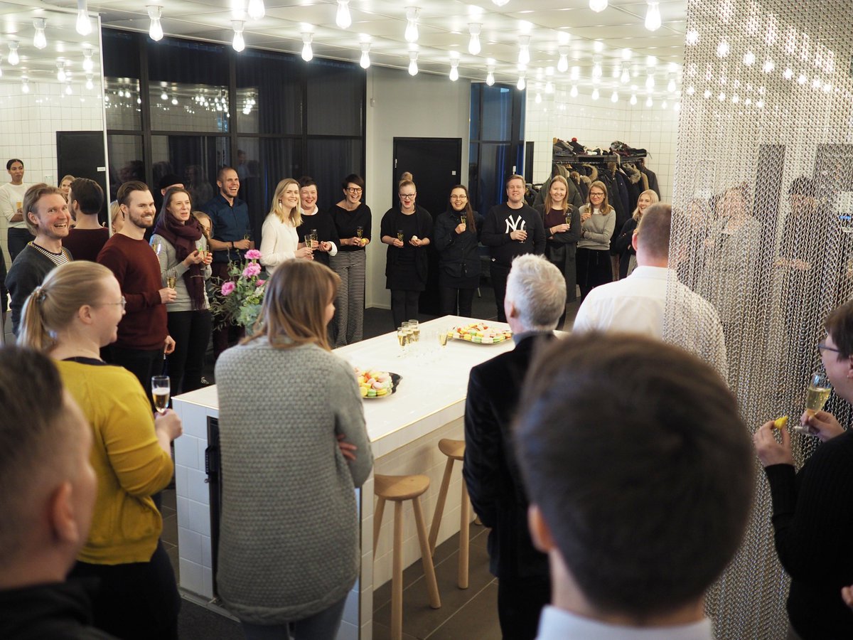 Please say hi to our colleagues from Kopla, who moved into the office yesterday! Judging from the warm welcome, we will really enjoy our time together and do great things.