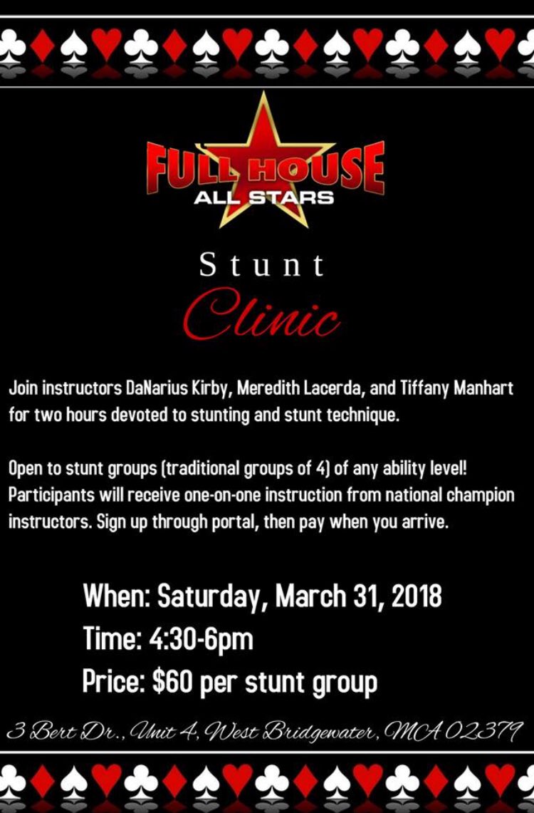 Stunt Clinic 3/31