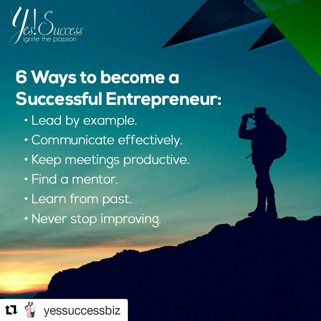 EnterpriseHill1's tweet photo. #Repost @yessuccessbiz (@get_repost)
γ»γ»γ»
Becoming a successful #Entrepreneur is not that easy. It takes real #Courage and dedication. In order to get a fruitful result in entrepreneurship, consider working on the following actionable tips!
#YesSuccess #IgniteThePassion https://t.co/W6DxaLIcZH