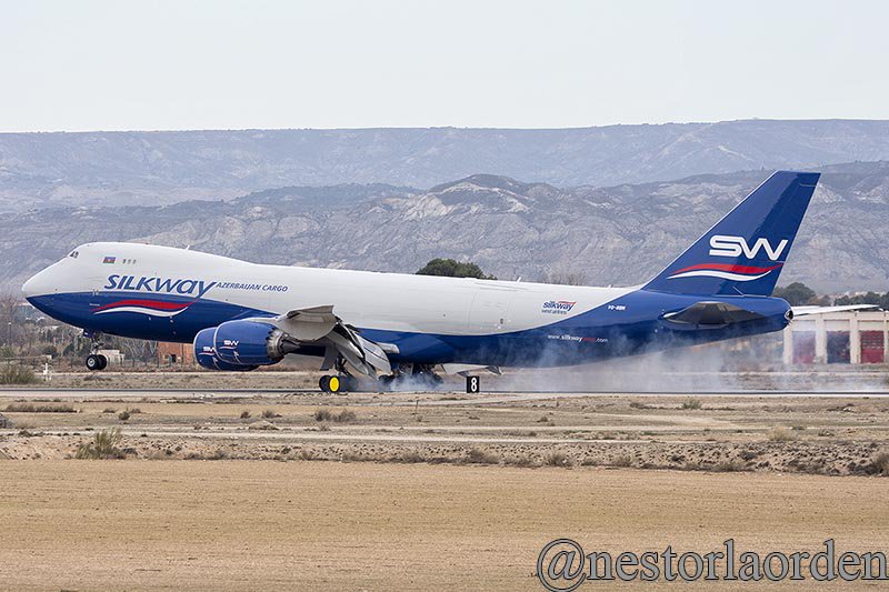 Esta mañana en el <a href="/zazAirport/">Aeropuerto de Zaragoza</a> vuelo charter de Silkway Azerbaijan Cargo <a href="/ZAZspotter/">Javi Calvo</a> <a href="/AeroZAZ/">AeroZaragozaSpotters</a> <a href="/chesalagon/">Ches💙🤍</a> <a href="/marcosdiazg/">Marcos Diaz</a>