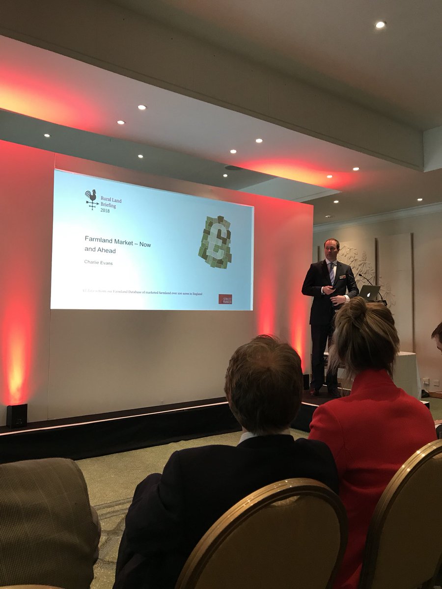 privpropsearch's tweet photo. Farmland market trends - key to our business!  Thank you @struttandparker #rurallandbriefing Call our expert Rupert Coles for advice @BNPPRE_UK @bnppre https://t.co/0DBFdRdhjR