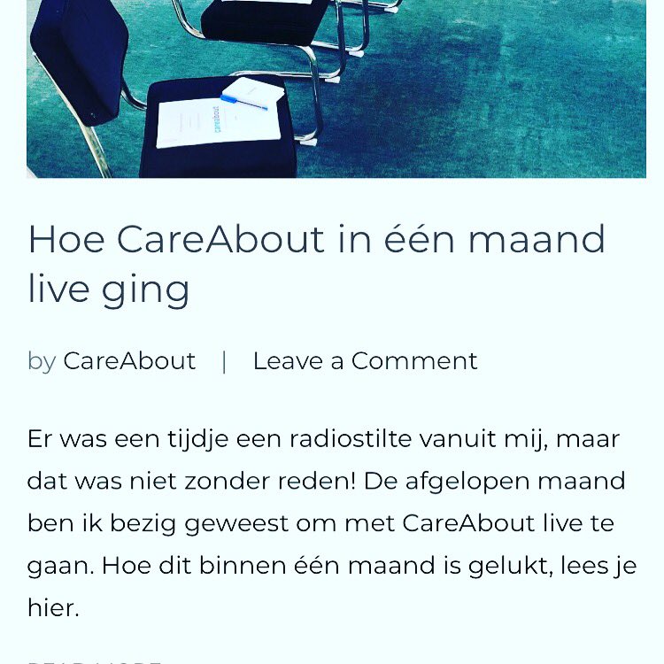 TimothyGNK_BA's tweet photo. CareAbout is live! Lees meer via

https://t.co/SFATJGtbw2 

#ondernemenalsstudent https://t.co/r8gsshY8rW