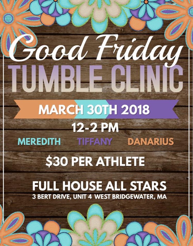 Tumble Clinic 3/30