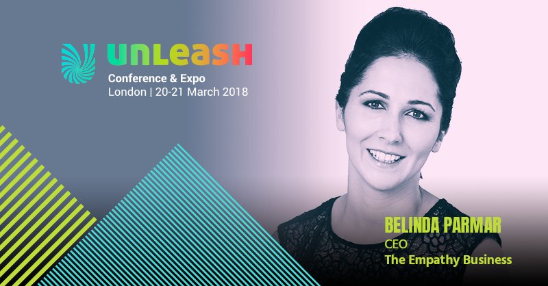 Excited to announce that <a href="/BelindaParmar/">Belinda Parmar</a> will be joining us as a keynote speaker at UNLEASH London! As a leading expert on empathy in the corporate world, Belinda also strives to bridge the gap between women and technology. #UNLEASH18 bit.ly/2E5fknY #womenintech