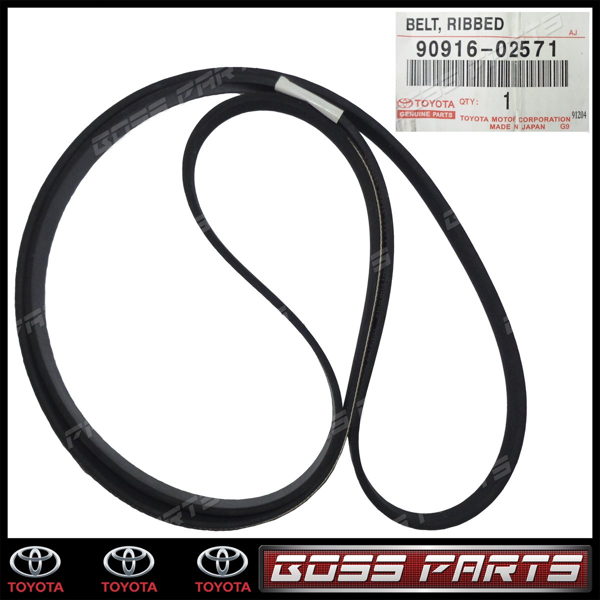 InvBossParts's tweet image. Correa Unica 4Runner, Fotuner, Hilux, Kavak y Machito Motor 4.0 (7PK2120)