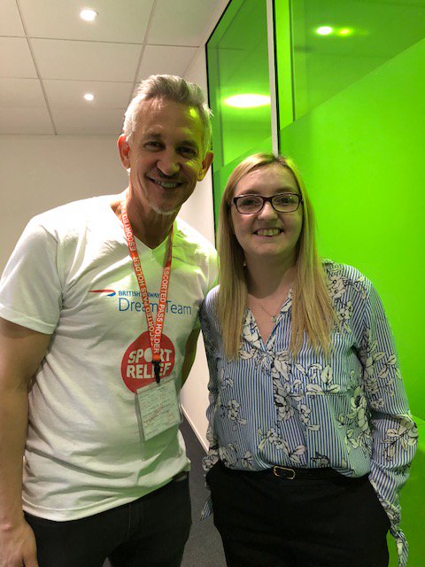 #sportsrelief <a href="/GaryLineker/">Gary Lineker</a> with our Regus gold card member &amp; Regus team!