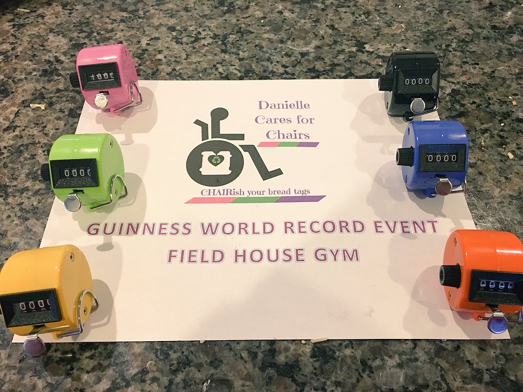 daniellecares17's tweet photo. The counters are ready and so should you be! Come to create a Guinness World Record on Sunday at Carmel High School 1-4pm! #breadtags #guinnessworldrecord #carmelhighschool #robodevil1018 #disabilityawareness https://t.co/x12AUaY88G