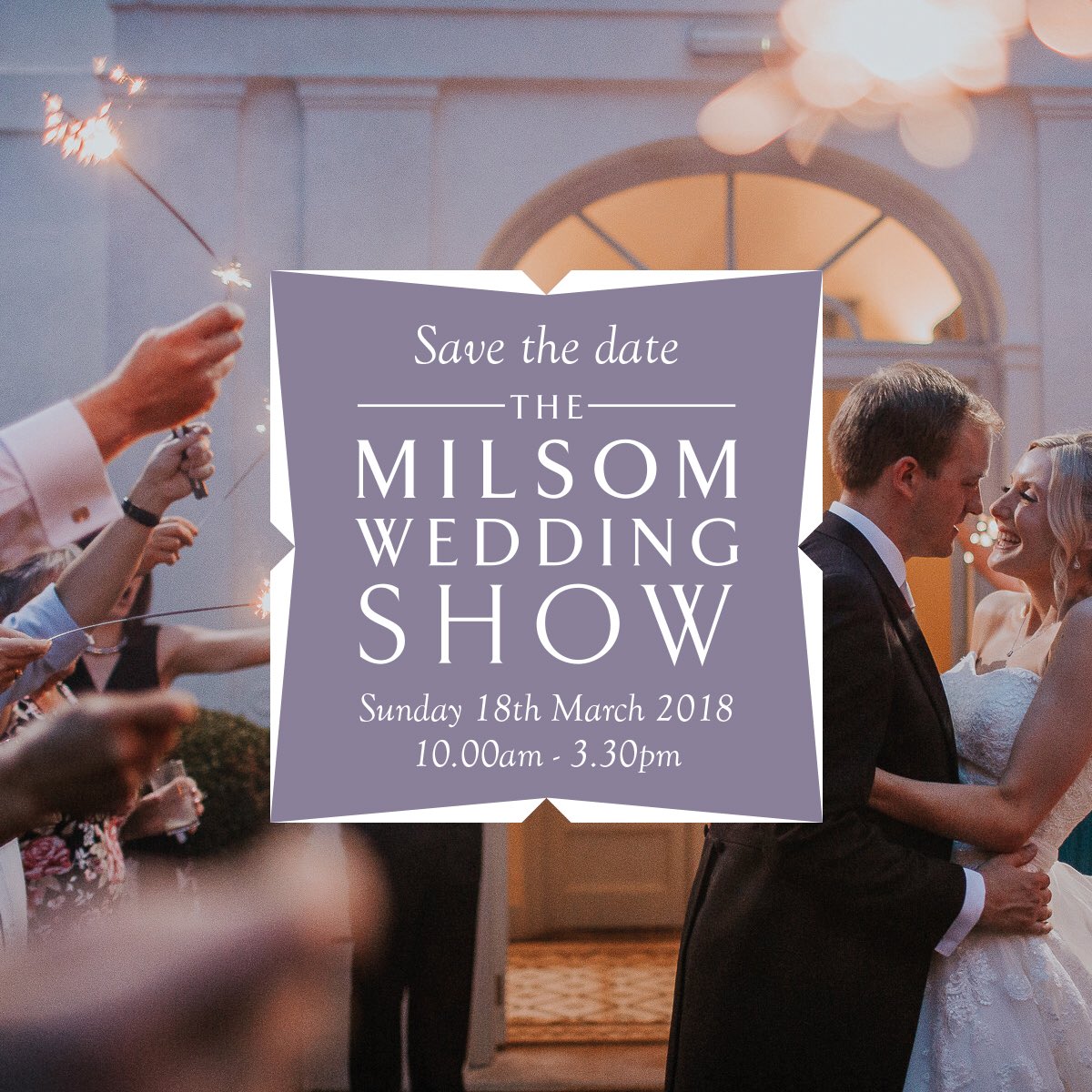 Save the date for Sunday, it’s the Milsom Wedding Show <a href="/kesgravehall/">milsoms kesgravehall</a> <a href="/MilsomWeddings/">Milsom Weddings</a> #seeyouthere