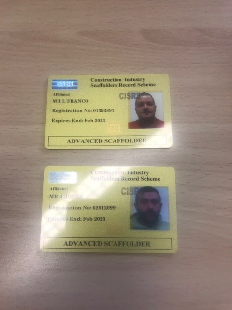 Scaff_Serv_Ltd's tweet photo. Congratulations to two of our team on becoming CISRS Advanced Scaffolders! Well done @lldfranco and #jamiejones #cisrs #2oftheteam #leicestersbest https://t.co/g5OeaPFozo