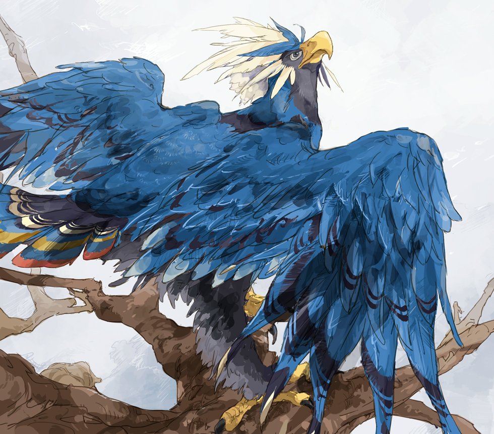 「勇猛の鷲 」|Nyalaのイラスト