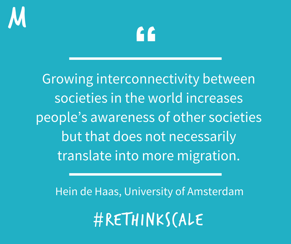 MigrMatters's tweet photo. Get ready: the first episode of our brand-new #rethink... series π is coming on Monday! Here's a quote from @heindehaas to whet your appetite. #rethinkscale #rethinkmigration #mmbestof #migration https://t.co/a8q4LQksZ7
