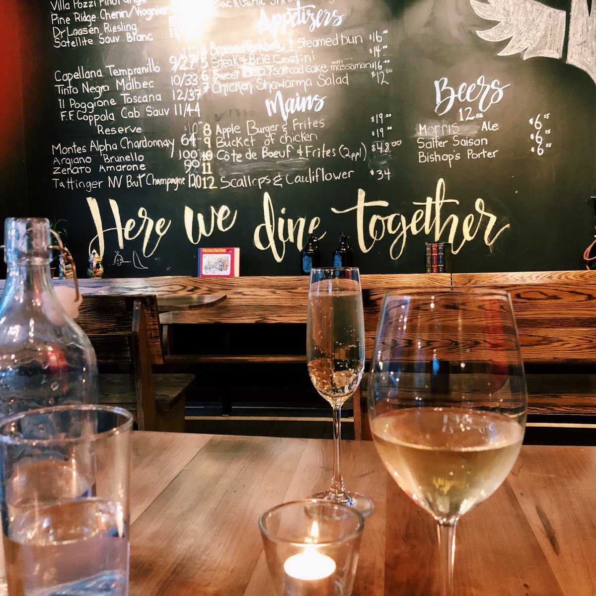 TheAlexanderHFX's tweet photo. Looking for a new spot to try downtown? @afriteresto is only 50 steps from The Alexander in the Brewery Market. With local drinks and delicious food, it’s hard to pass up on a Friday night! https://t.co/7JYLTLcojP