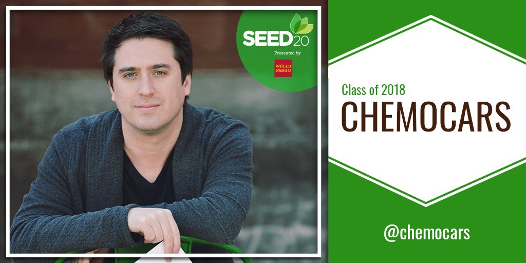 Seed20CLT's tweet photo. Meet #SocEnt Zach Bolster of @ChemoCars! Hear about his #SEED20 experience + his #innovative + #efficient solution to a critical problem for people battling #cancer. https://t.co/Z4C1BYJPvu https://t.co/q1t2u7onEt