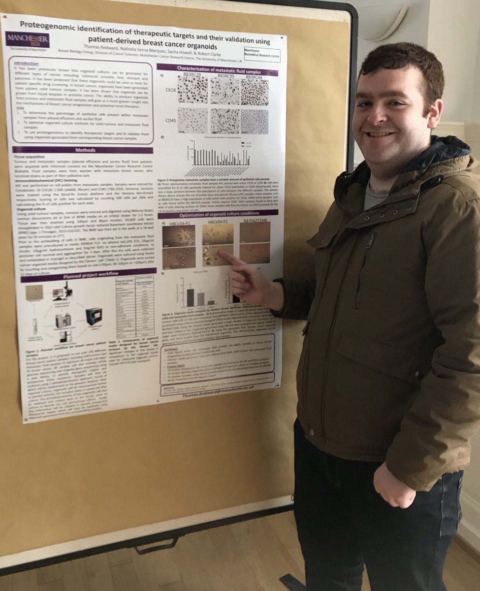 MCRBreastCentre's tweet photo. 1st year @MCRBreastCentre PhD students @FuhuiChen, Tom Kedward and Megan Thompson presenting their posters at #ENBDC in Weggis. Beautiful site, and the chance to hear about 1st class breast development and cancer research. @enbdc @MCRCnews @breastcancernow https://t.co/2Zb8rlrRgY