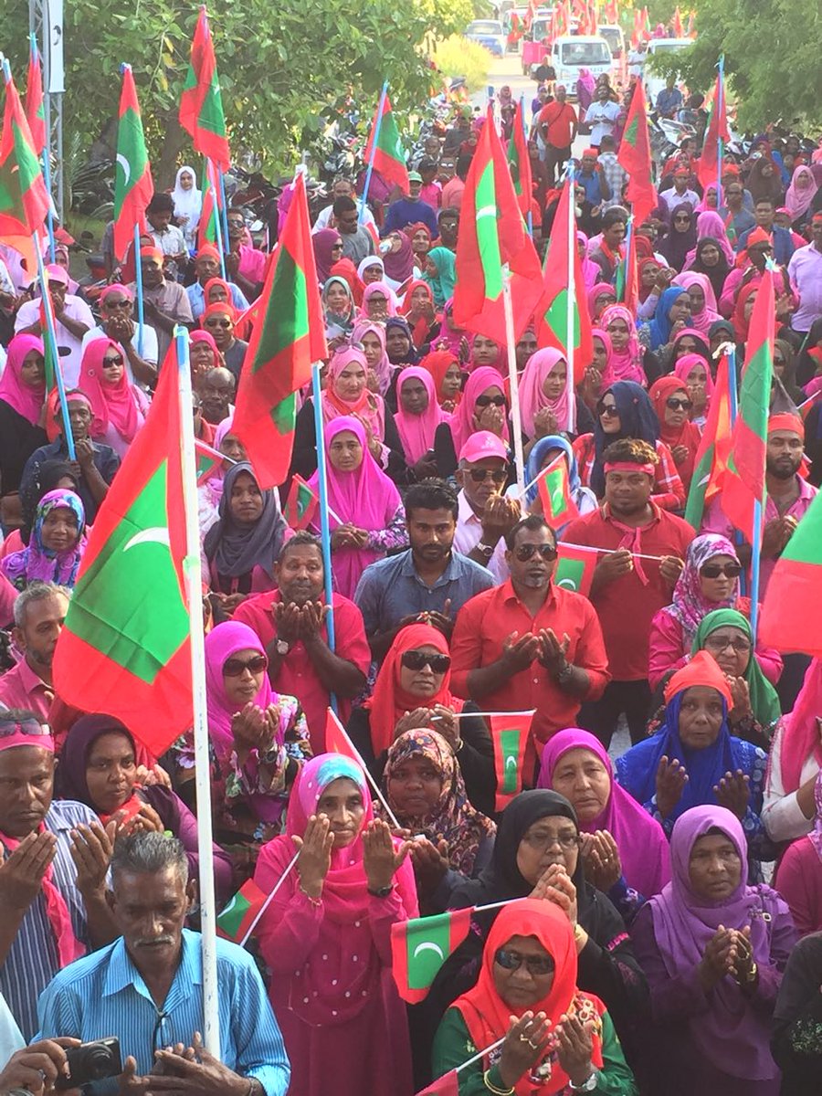 MWajeehIbrahim's tweet photo. Fuvammulak Rayyithun ge thaaeedh Raees Yamin ah https://t.co/nLOr6jU2nX
