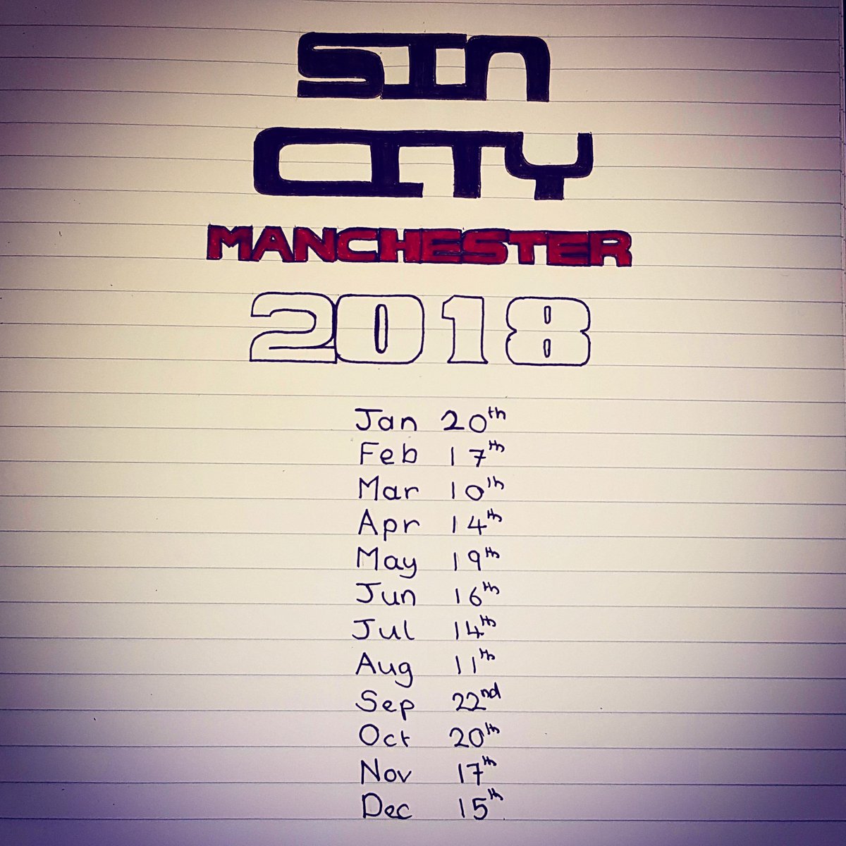 cntrlmcr's tweet photo. Posh version of our 2018 dates, with the correct August date too. Please help spread the word 😎 https://t.co/YYNpzVZTHX