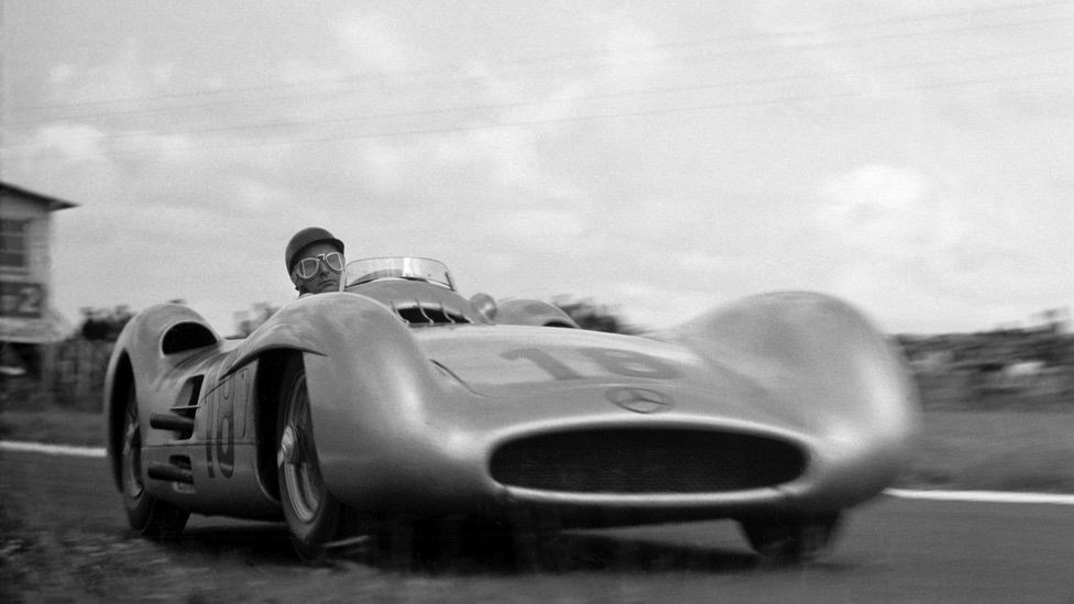 PlmBchClassics's tweet photo. The W196 Formula One ‘Type Monza’ body is perhaps the most beautiful Grand Prix car ever created. #FlashbackFriday https://t.co/UHkcLTMU6d