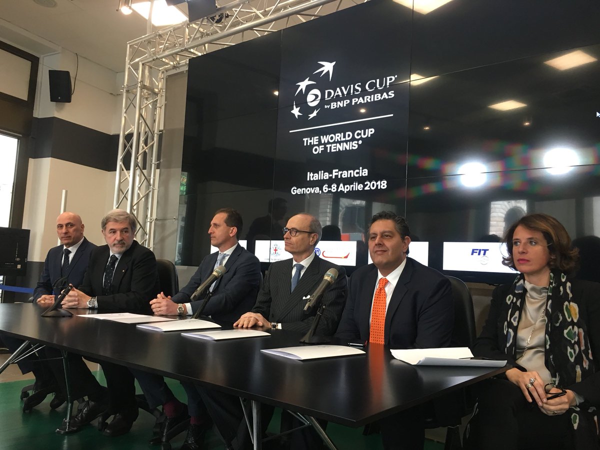 GiovanniToti's tweet photo. La Coppa Davis arriva a #Genova: dal 6 all’8 aprile a Valletta Cambiaso, una grande opportunità per la nostra regione, che si inserisce in una serie di eventi primaverili particolarmente prestigiosa. #ilventoècambiato https://t.co/ZvL973iSJF