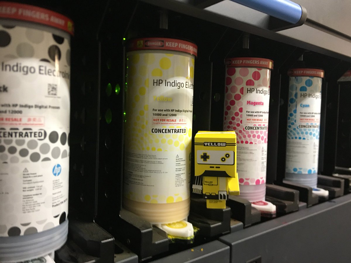 ginadanner's tweet photo. We had a special guest visit @goNextPage today. The Yellow Print Guy from @InternationalPaper came to see what all we were up to. #IP4D is a great interactive campaign promoting @AccentOpaque. https://t.co/XDCC3a8KBS