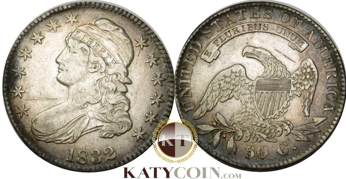 katycoins's tweet image. A Capped Bust Half Dollar from 1832! Mention this coin in our Showroom today to get an ounce of Silver at SPOT! #halfdollar #cappedbust #silver #katytexas 

5365 1st Street, Katy, Texas 77493