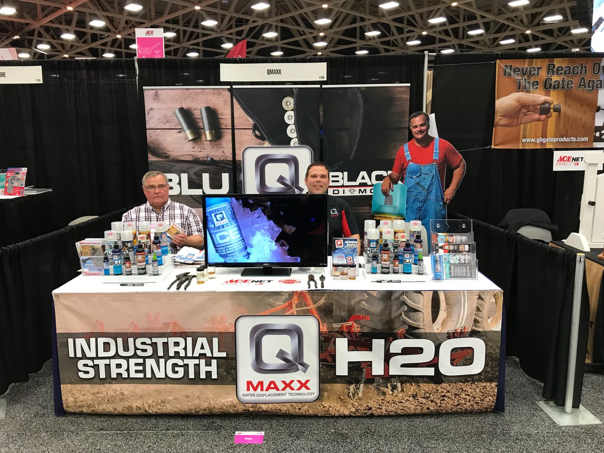 Distributor The Drop Works showcasing QMaxx products at ACE Hardware Spring Show. QMaxx will be available at ACE; don't see it, please ask for it by name. We brought <a href="/maxarmstrong/">Max Armstrong</a> along for the ride; always happy to have you in our corner.