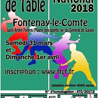 ttcf85200's tweet photo. plus que quelques jours avant le Tournoi National à @VilleFontenay le comte.
inscription sur https://t.co/REHMpZjDCC. @ffttofficiel @FFTTIDF @pingpocket @ffttTV @ttlaromagne @digipingtt https://t.co/fTpJyciHYV