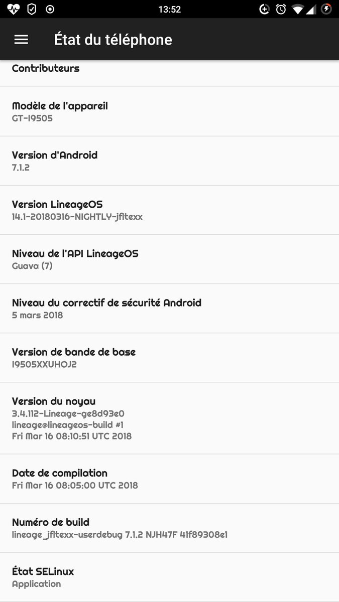 OunafFanou's tweet image. @LineageOS_ ✌Wainting for 15.1 😋
#LineageOS 
#Nougat 
#RomManager 
#RootCheck 
#TWRP3.2.1-0