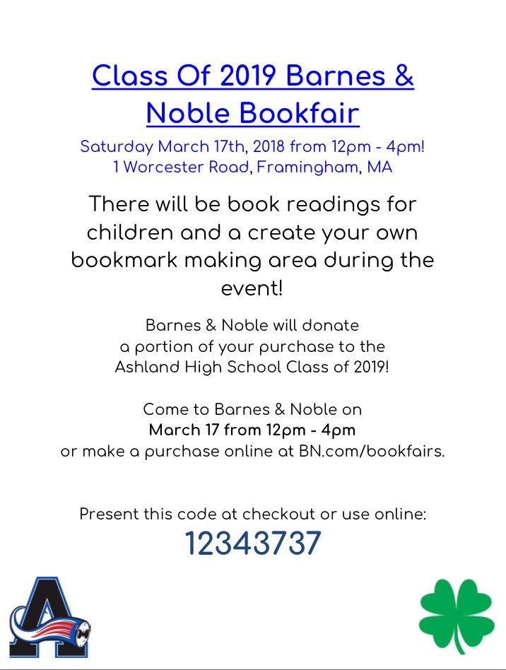 SraKulik's tweet photo. Need a new book after all of the reading you did during the snow days?! #2019 #fundraiser #barnesandnoble https://t.co/MwsT8ag94S