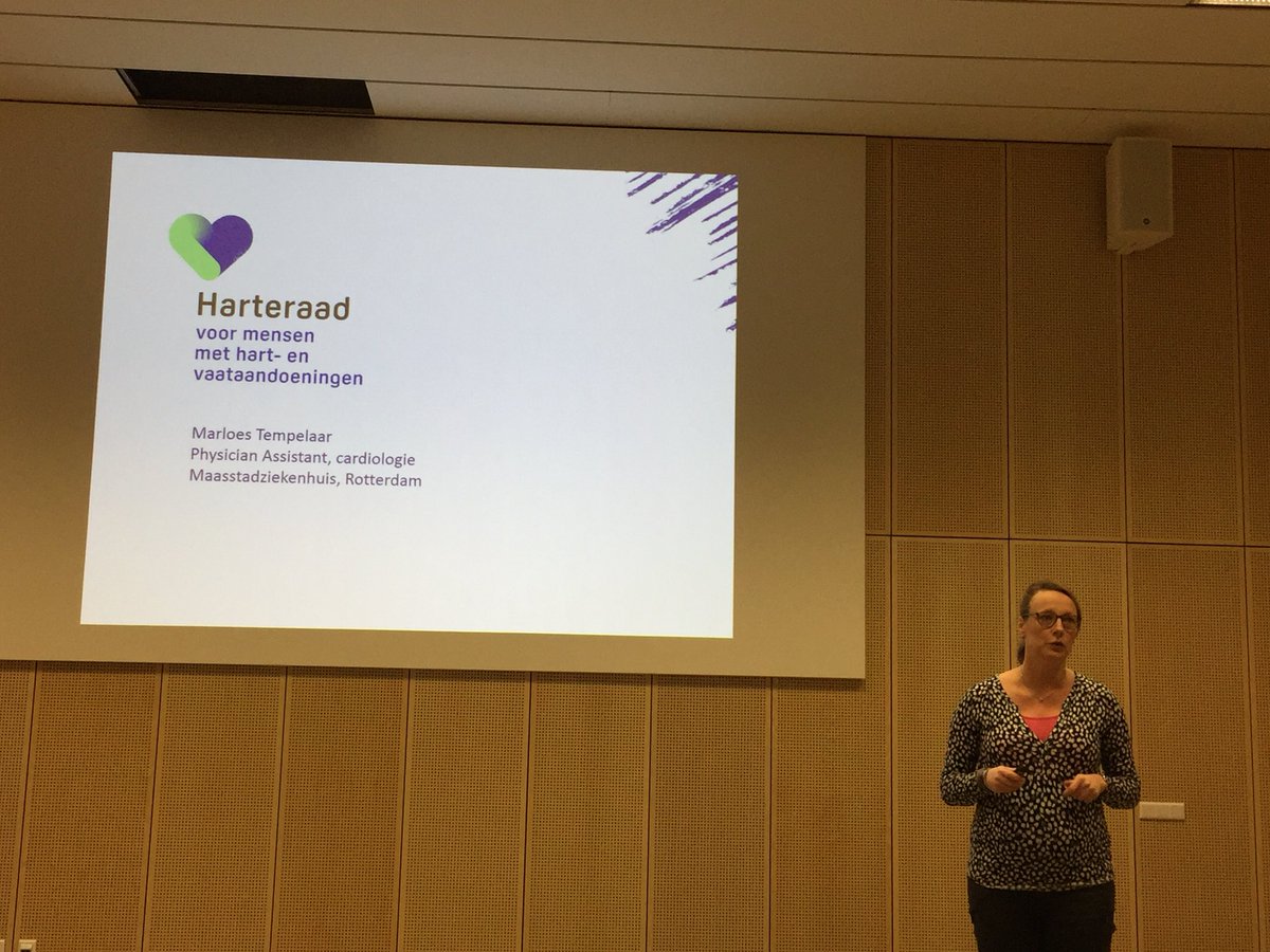 baskoelmans's tweet photo. Inspirerende ochtend @rocmondriaan en @HarteraadNL over sporten met hartpatiënten. Opleiden van beweegcoaches hart en vaat wordt vanaf schooljaar 18/19 ook aangeboden door @deltion sport en bewegen https://t.co/Bps80JpDUM