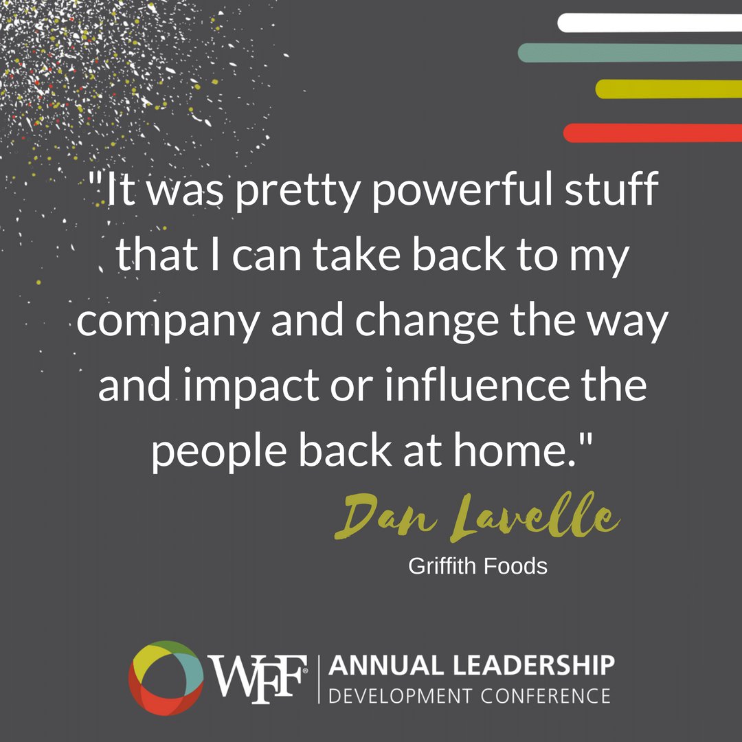 WFFHQ's tweet photo. What was one great thing you took away from conference last week?
We'd love to hear from you. Comment here.

Stay up to date on all things WFF --> https://t.co/AEd98S2XLn
#WFFConf #WFFLeadTheWay #CountMeIn https://t.co/0UwluQpZBA