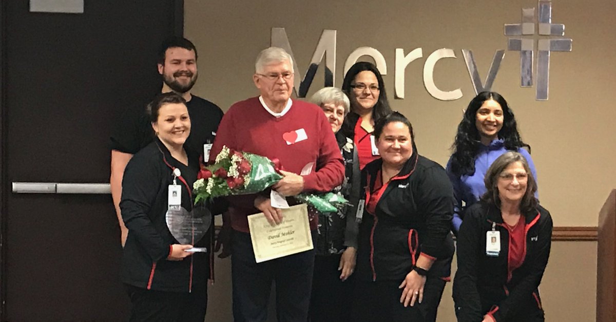 MercySGF's tweet photo. All hail the new "King of Hearts!" David earned the title for his hard work in cardiac rehab. Could the program make a difference for you? https://t.co/CHwbQNIsGF https://t.co/RRx1Gw4bQK