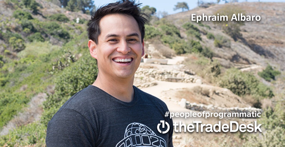 TheTradeDesk's tweet photo. “At The Trade Desk, we’re orchestrating millions of data signals so that they work together, creating our own symphony.” – Ephraim Albaro, Data Strategist #PeopleofProgrammatic https://t.co/fJ64SYc29N https://t.co/neJonuGx5e