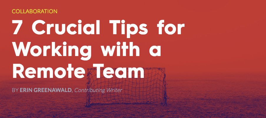 (Remote) teamwork makes the dream work. redkix.com/blog/7-crucial…