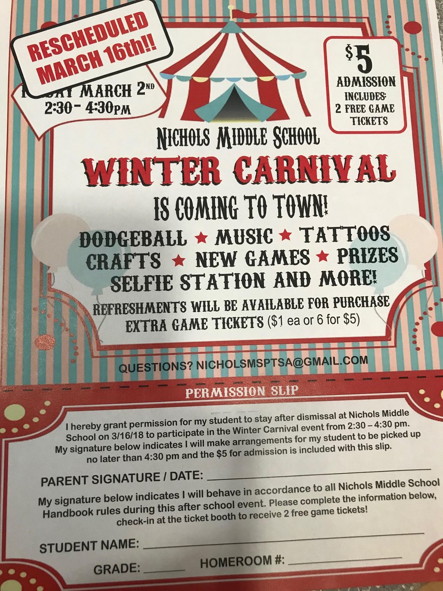 MGeoghegan22's tweet photo. TODAY Winter Carnival #NMStigerpride #FunforFriday #carnival https://t.co/a18nfd8b0J