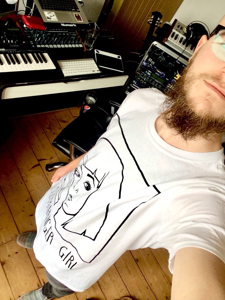 Just tried on our new merch, and my god I love it! Come down to <a href="/greendoorstore/">Green Door Store</a> this Sunday the 18th @ 7pm. We’ll be playing the #monthlymusicmarket for <a href="/rixsonmusic/">RIXSONMUSIC</a>. Pick up some fresh vinyl and maybe a tasty tee!!!