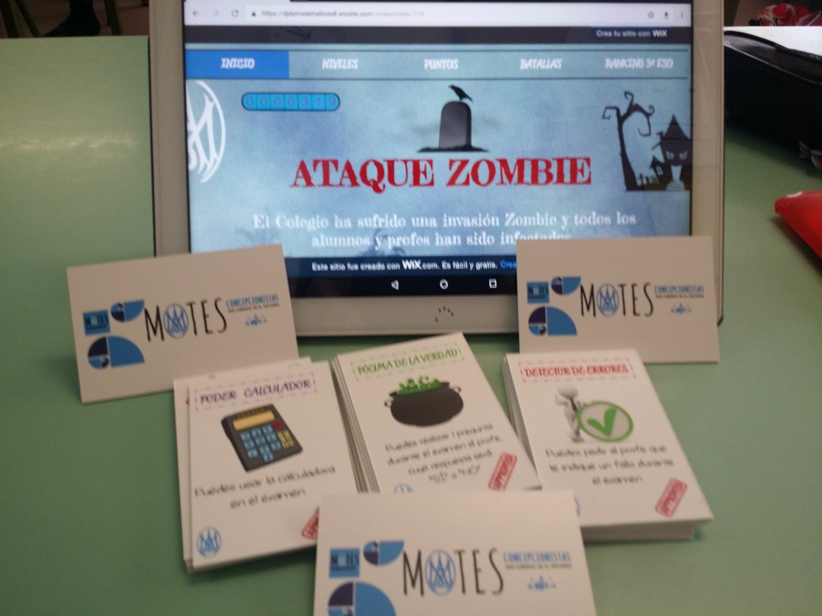 cristinajmz's tweet photo. ¡¡Hacer un examen con cartas de poder lo facilita todo!! Deseando que llegue la #BatallaLegendaria para subir de nivel y tener más cartas. #Matezombie @concepcionistaE #Nosgustanlasmates #Nosdivertimosaprendiendo #MatesConcepcionistas https://t.co/mwVeDxS2fB