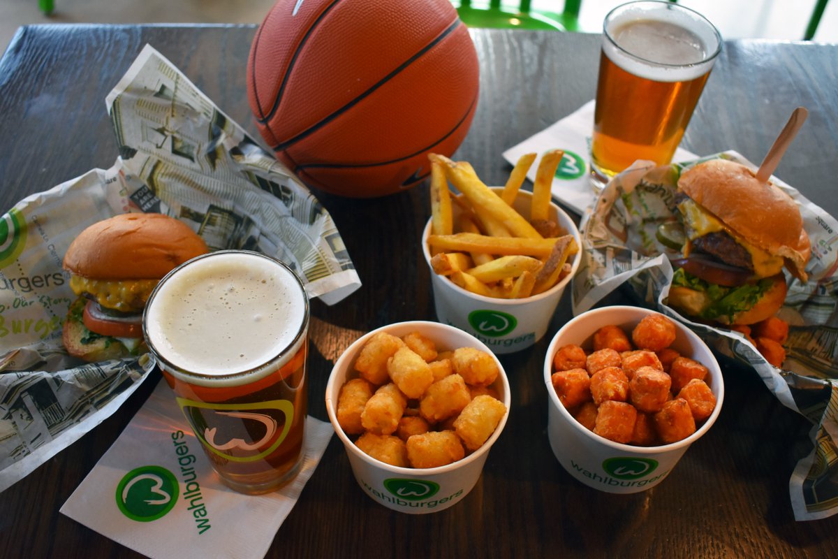 Made with love.  Enjoyed with madness. #wahlburgers #collegebasketball #marchmadness #delicious