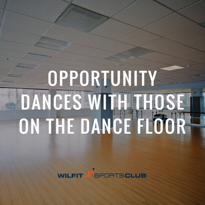 WILFITSPORTS's tweet photo. "Take more chances, dance more dances!" Come join us today for Line Dance, Ballet Barre, and Cardio Zumba! Let's finish this week strong! #DailyMotivation #DanceLife #GetFit #NoExcuses #WilFit https://t.co/PRd2nohzLM