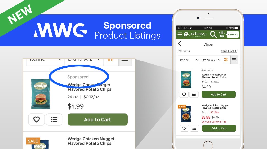 MyWebGrocer's tweet photo. MyWebGrocer Launches New Sponsored Product Listings solution #cpg #cpgbrands #grocer #retail #mwg
https://t.co/O5Spapek7I https://t.co/REFjVNVp26