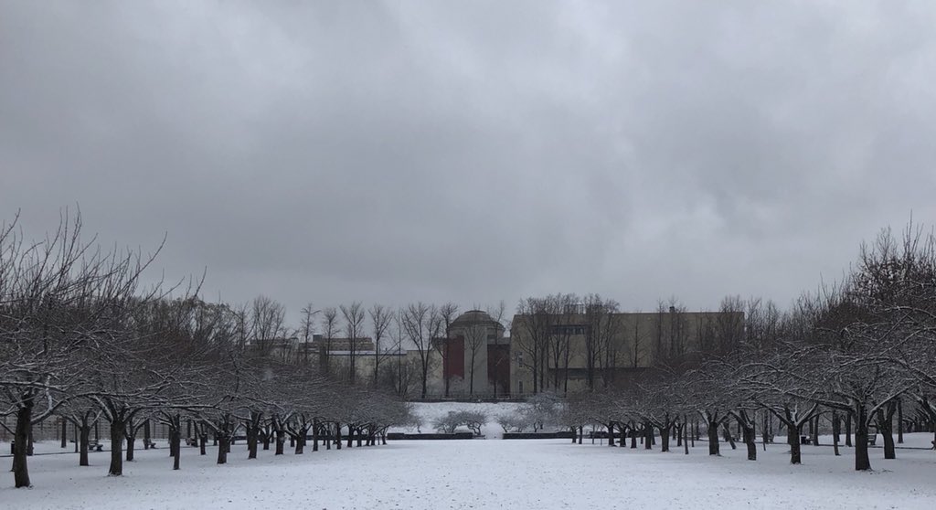 Which scene looks more like your location today, and where are you?