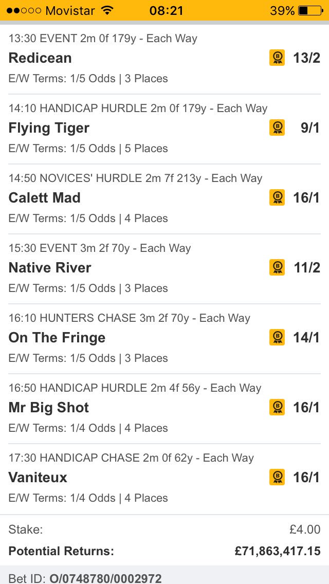 comeracingtips's tweet image. Today's tips for Cheltenham last day.