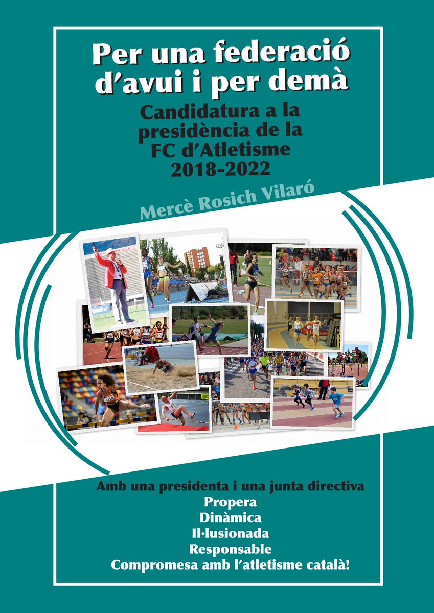mrosich2018's tweet photo. En front d'una @Atletisme_FCA que es queda enrera, FEM UNA PASSA ENDAVANT? L'empenta definitiva és #candidaturaMerceRosich2018 #eleccionsFCA https://t.co/yBnaM9hwrw