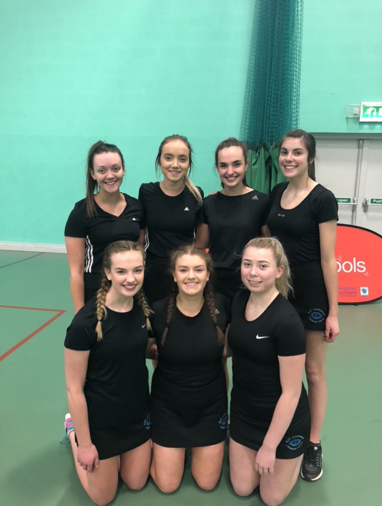 EHSMathsDept's tweet photo. The seniors making it a double win for Elgin High School 🎉🏆👏🏼 Well done to all teams involved and a big thank you to @ActvSchlsMoray and Caroline Walker from Netball Scotland for umpiring for us! @ElginHighHT @EHS_PEdept https://t.co/0z7kkoRfgn