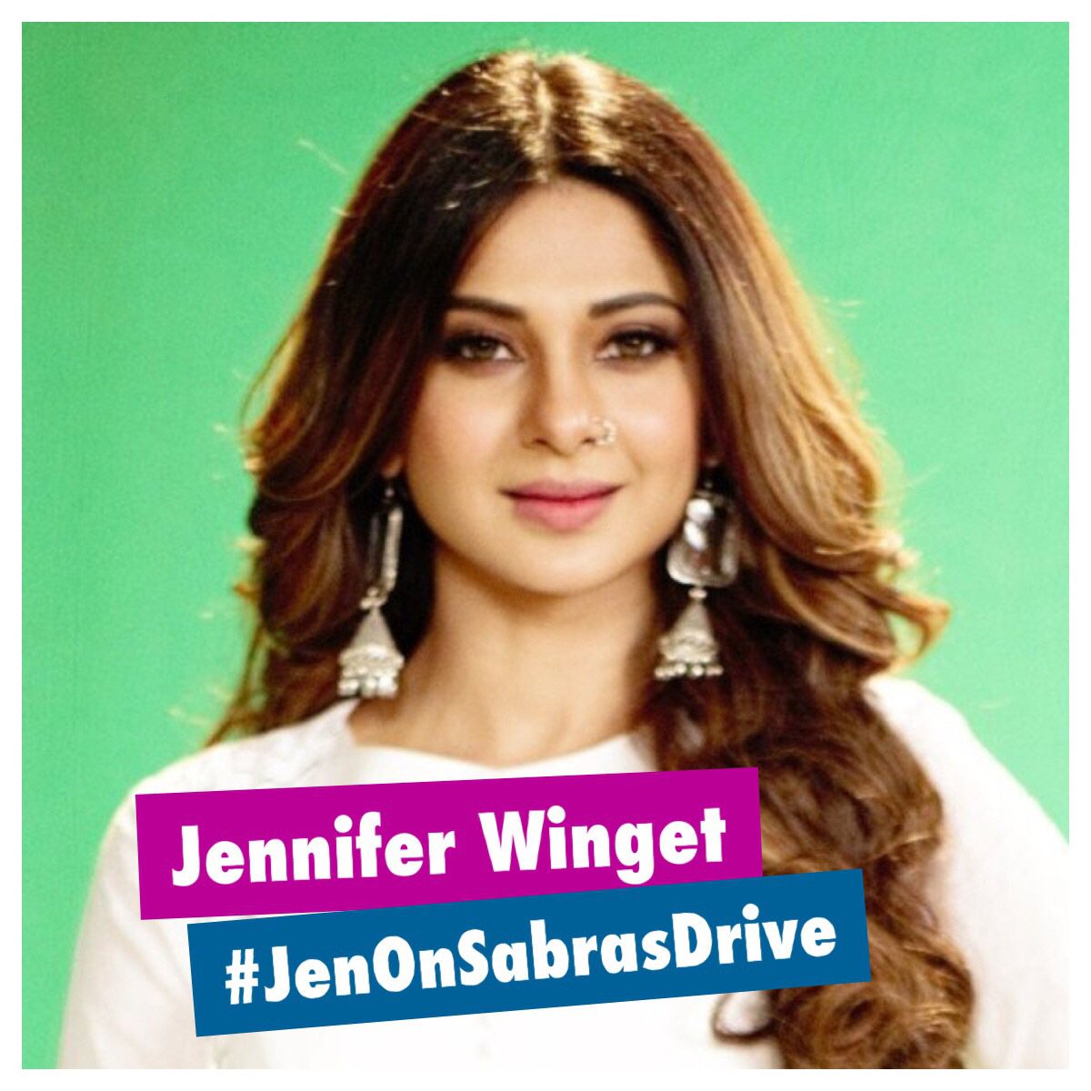 RajBaddhan's tweet photo. Today: @jenwinget joins me live at 16:35 UK / 22:05 IST to talk about #Bepannaah- Tag Qs: #JenOnSabrasDrive https://t.co/C2J4wxDZt1