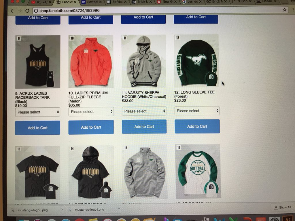 BrickMemSball's tweet photo. Hey did you grab your Mustang gear yet! Check out our store and help support BM Softball! https://t.co/8VqfmJMjed. Thank you in advance 🐎⚾️ https://t.co/cLFNMBgCHt