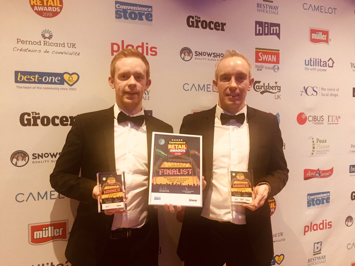 Thrilled to have won TWO awards at last nights #CRAwards in London
🔸Best Food To Go
🔸Best Customer Communication 

Amazing team effort by all our super talented staff!! @CStoreMagazine